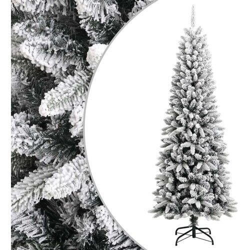  Umjetno božićno drvce sa snijegom 210 cm PVC i PE Slike