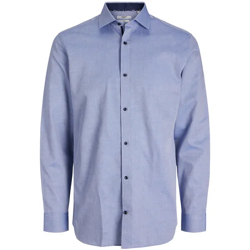 Jack & Jones Srajca 'ROYAL' golobje modra / svetlo modra / bela