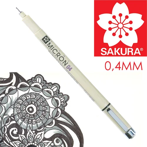 Flomaster za tehničko crtanje SAKURA Pigma Micron BLACK | razne debljine