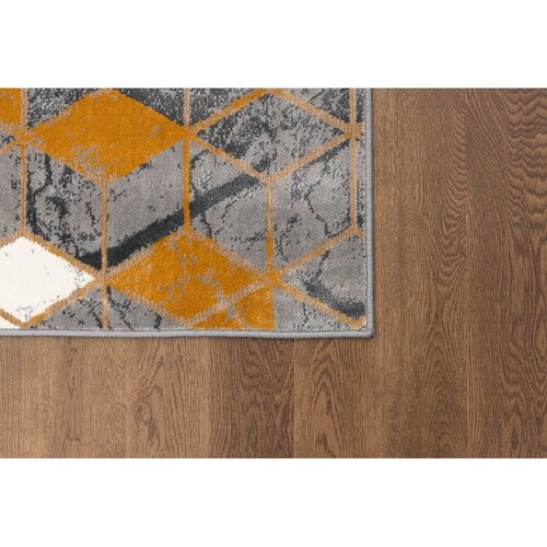 FD Oker rumena/siva preproga 80x150 cm Soft &amp;ndash; Slike