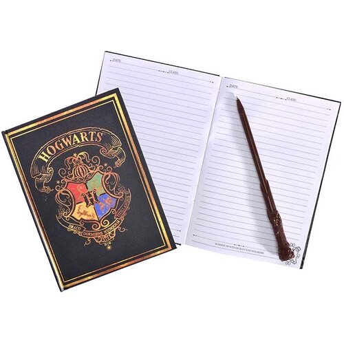 Blue Sky Sveska Harry Potter - Notebook & Pen Set - Colourful Crest Cene