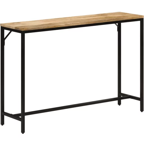  Konzolni stol 110x30x75 cm grubo masivno drvo manga i željezo