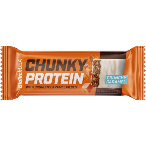 Chunky Protein Bar - Crunchy Caramel Slike