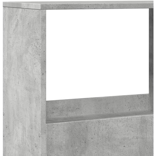  Regal za knjige boja betona 100x33x155,5 cm konstruirano drvo Slike