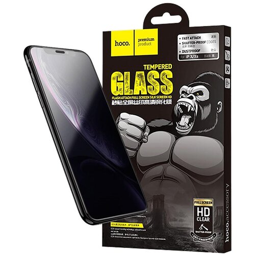 Hoco Zaštitno staklo za iPhone X / Xs - G1 - Flash attach Cijene
