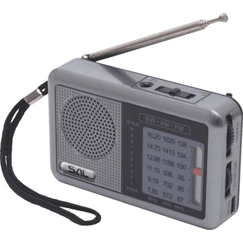Sal Radio sprejemnik, AM / FM / SW, Li-ion 18650 baterija - RPC6CH Slike
