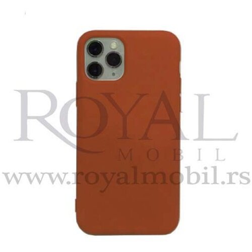  silikonska futrola soft x-cell za iphone 12 / iphone 12 pro (6.1) braon Slike