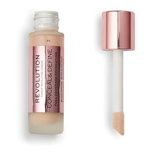 Revolution tekoča podlaga - Conceal & Define Full Coverage Foundation - F5 Cene