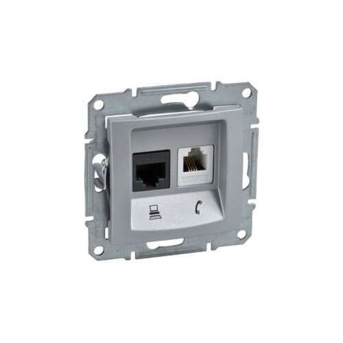 Utičnica RJ11+RJ45 cat5 UTP alu SEDNA Cijene