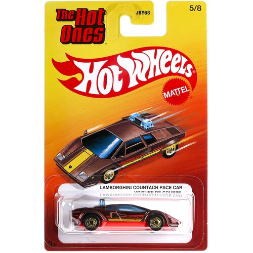 Mattel Hot Wheels: The Hot Ones Lamborghini Countach Pace Car igračni avtomobilček 1/64 - Cene