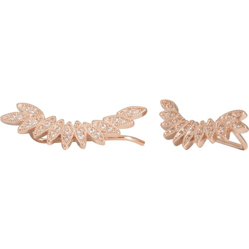 J&B Jewelry J&B Jewellery 925 Srebrne minđuše koje prate liniju uha sa Roze pozlatom 026-Rose gold Slike