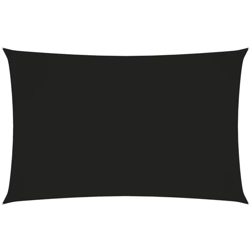  Senčno jadro oksford blago pravokotno 4x7 m črno