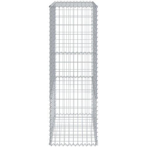  Gabionska ko&amp;scaron;ara s poklopcem 100x50x150 cm pocinčano željezo Slike