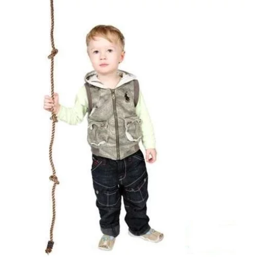 JUSTFUN Plezalna vrv za otroke s 3 vozli