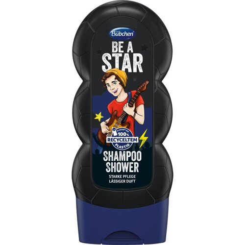 B&amp;uuml;bchen Kids Shampoo &amp;amp; Shower &amp;scaron;ampon i gel za tu&amp;scaron;iranje 2 u 1 Be a Star 230 ml Slike