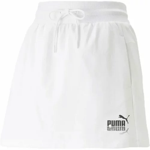 Puma SUMMER SPLASH SWEAT SKIRT 5 Ženska suknja, bijela, veličina