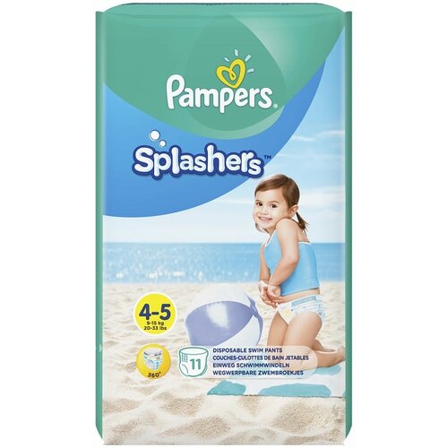 Pampers splashers Cp4 maxi pelene za bebe 11kom Slike