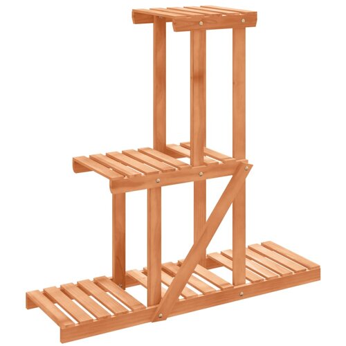  Stalak za cvijeće 81 x 25 x 75,5 cm od masivne jelovine Slike