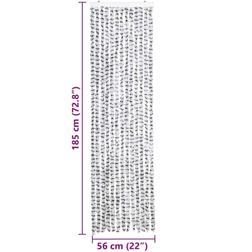  Zastor protiv insekata svjetlosivi/tamnosivi 56 x 185 cm &amp;scaron;enil Slike
