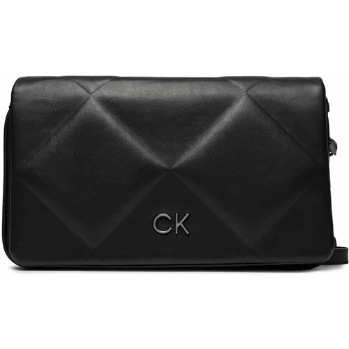 Calvin Klein Ročna torba Re-Lock Quilt Shoulder Bag K60K611021 Ck Black BEH