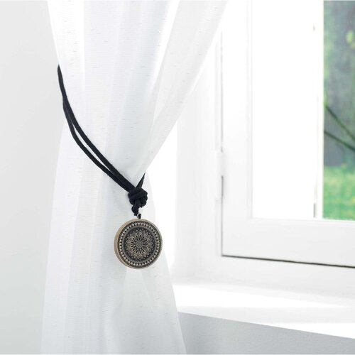 Douceur d int&amp;eacute;rieur Drvena/tekstilna kopča za zavjese Hypnotica &amp;ndash; Slike