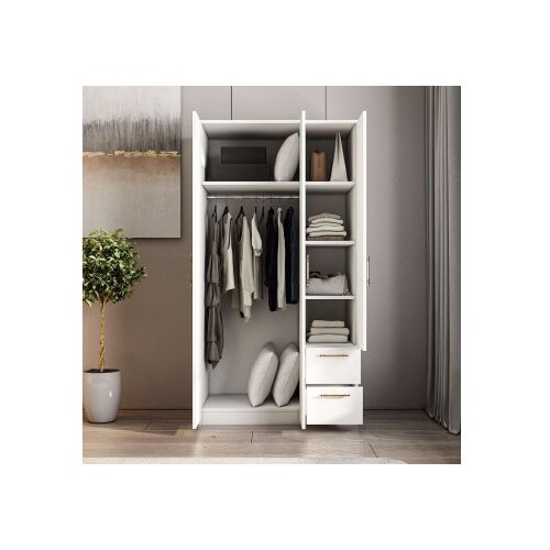 Hanah home Ormar Merlin, 90x171.8x45 cm, Bijela Slike