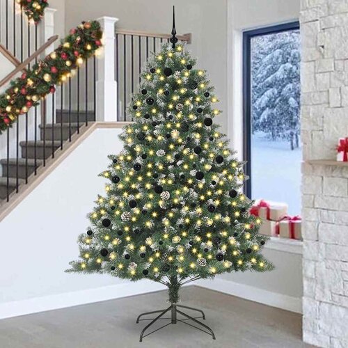  Umjetno božićno drvce Zelena 240 cm PVC, Plastika i Čelik Cene