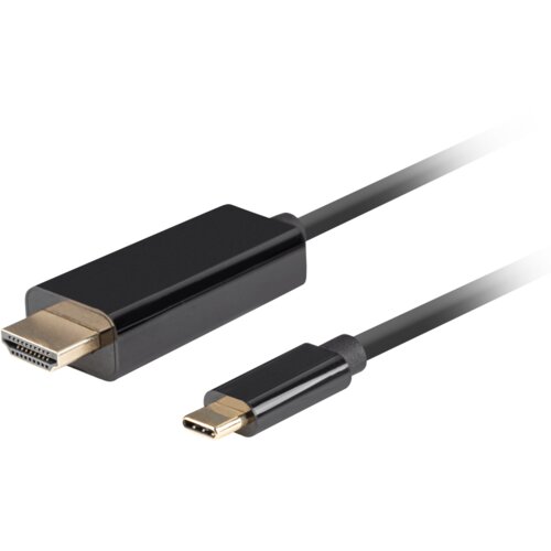 Lanberg USB-C kabel in HDMI Macho/Macho 4K 60Hz 0,5M črnec, (21090987) Cene