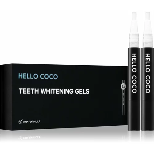 Hello Coco PAP+ Teeth Whitening Gels pero za beljenje zob za zobe 2 kos