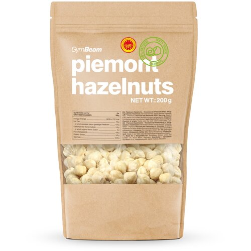 GymBeam piemont hazelnuts 200 g Slike