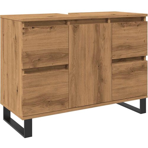 vidaXL Kopalniška omara za umivalnik Artisan Oak 80x33x60 cm Cene