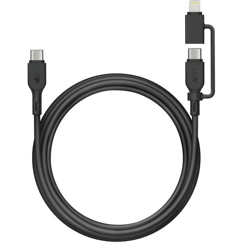 GP Batteries GP 60W Lade- &amp;amp; Sync Kabel USB-A auf USB-C und Lightning Slike