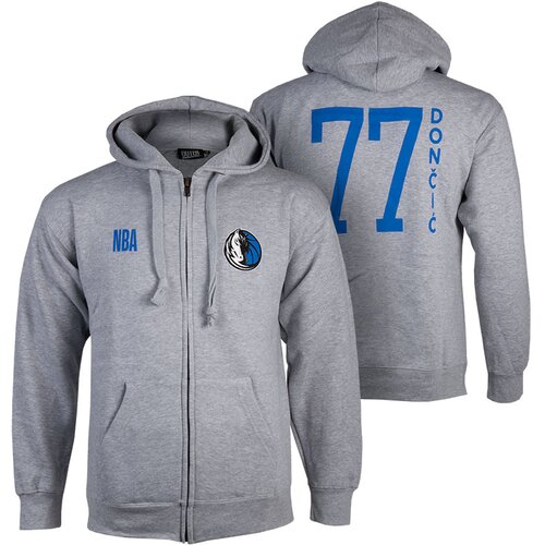 Drugo mu&amp;scaron;ka Luka Dončić 77 Dallas Mavericks N&amp;amp;N FZ Zip majica sa kapuljačom Slike