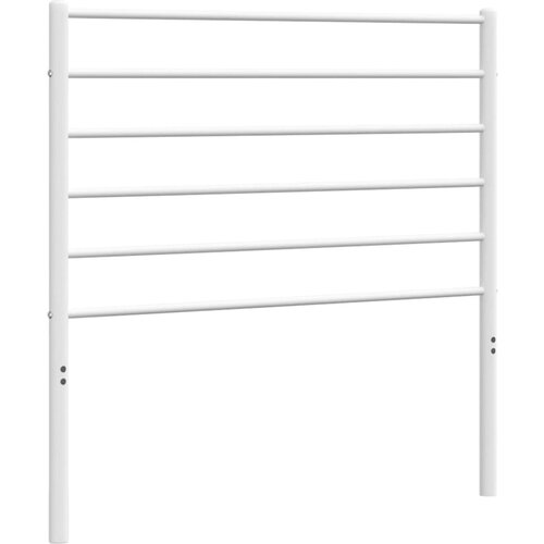 Maison Chic kovinsko posteljno vzglavje - vzglavna omarica - nočna omarica belo 100 cm, (21704622) Slike