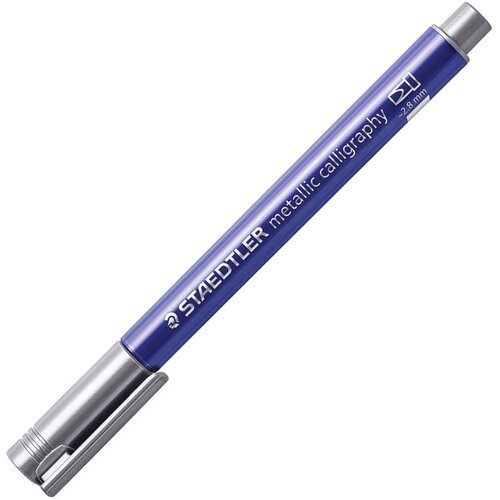 Marker nepermanentni 2,8mm metallic calligraphy staedtler 8325-81 srebrni Cene