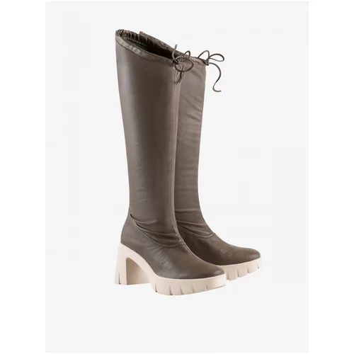 Högl Brown Heeled Boots - Women