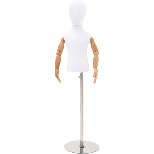  Podesivi Maneken 120-157 cm s Postoljem Uniseks PP Bijela Cijene