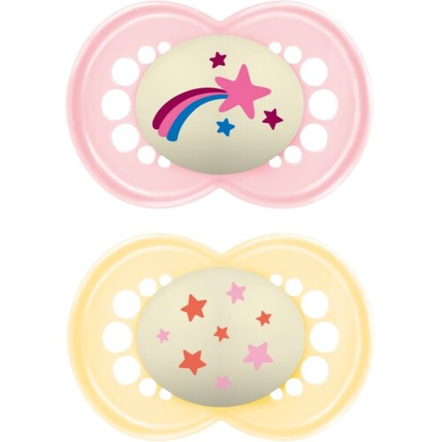 Mam Original Night 6m+ duda Yellow/ Pink 2 kom Cene