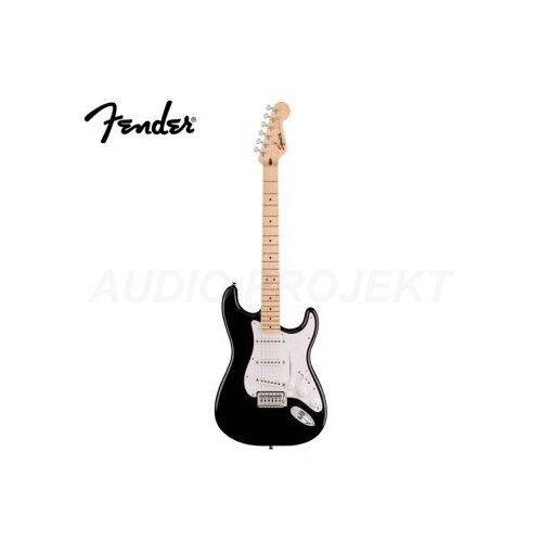 Fender EL. Gitara -SQUIER Sonic&amp;trade; Stratocaster&amp;reg;, Maple, Black Slike