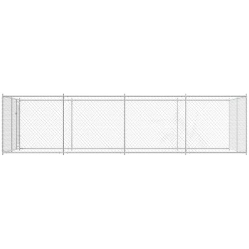  Vanjski kavez za pse s krovom 7,6 x 3,8 x 2,3 m Slike