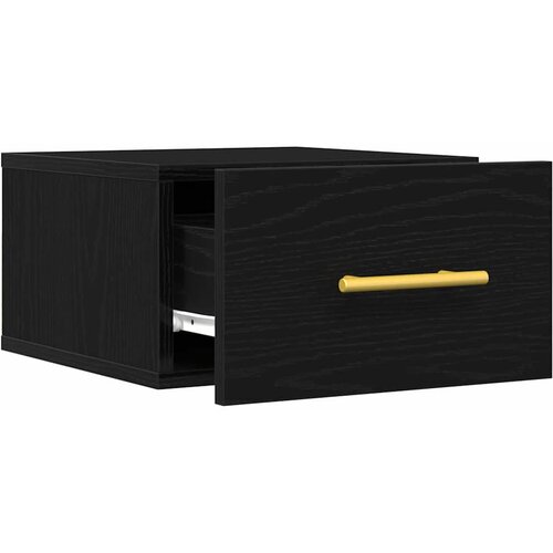  Noćni ormar 2 pcs Crni hrast 35 x 35 x 20 cm Konstruirano drvo Slike