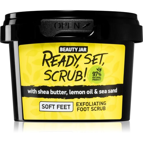 Beauty Jar Ready, Set, Scrub! sladkorni piling za stopala 135 g Slike