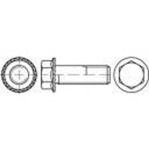 Toolcraft TO-5444625 &scaron;esterokutni vijci s nazubljenom prirubnicom M12 30 mm vanjski &scaron;esterokutni 88933 100 St. Cijene