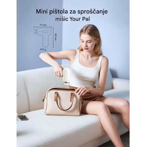 Taotronics Mini pi&amp;scaron;tolj za masažu bijeli Slike