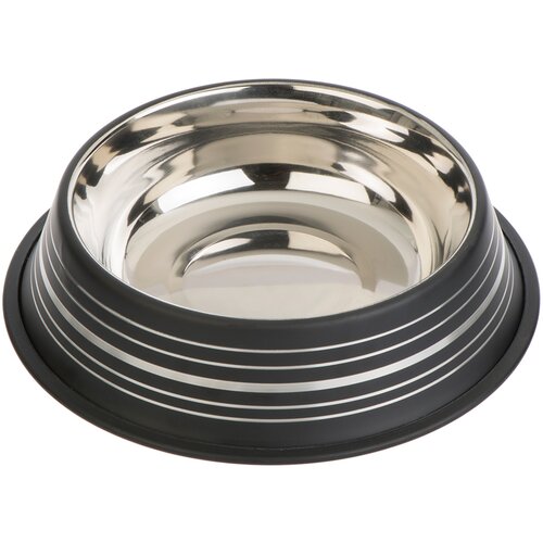 Zooplus Silver Line zdjela od nehrđajućeg čelika - mat crna - 200 ml, &amp;Oslash; 15 cm Slike