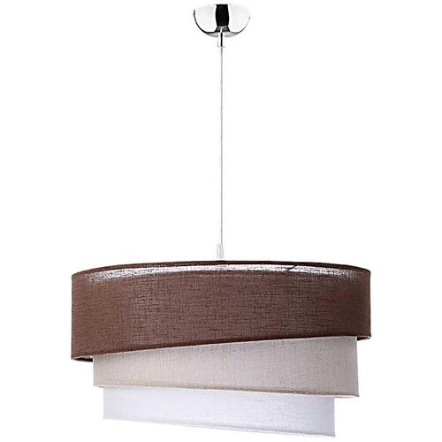  Duolla - Luster na sajli TRIO 1xE27/40W/230V, prečnik 45 cm, smeđa/bež/bela Cene