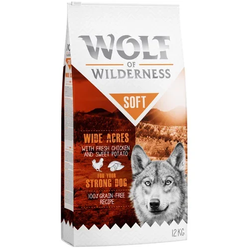 Wolf of Wilderness "Wild Acres" Soft - piletina - 12kg