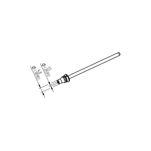 Ersa 0742ED1548H/SB odspajkalna konica koničast dolžina konice 79.25 mm vsebina\, količina\, vsebina količinskih enot na prodajno enoto 1 kos, (20428817) Cene
