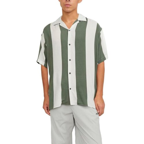 Jack & Jones Srajce s kratkimi rokavi Jcojeff Aop Resort Ss Relax Ln 12252536 Zelena Cene