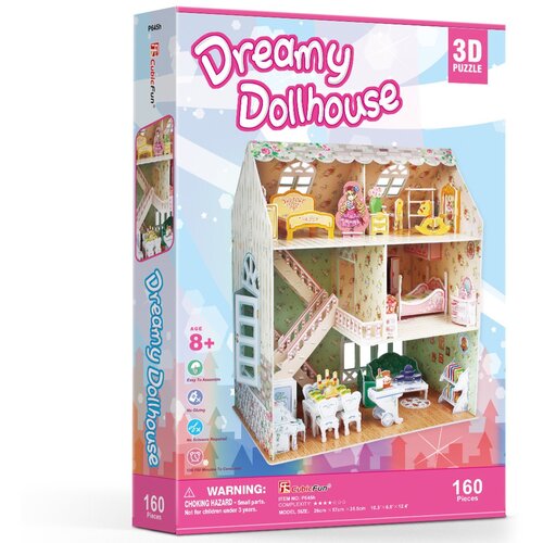 Cubic Fun puzzle 3D dreamy dollhouse P645h Slike